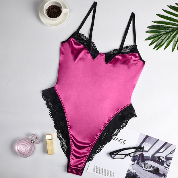 Sexy Women's Underwear Lace Top Sexy One-piece