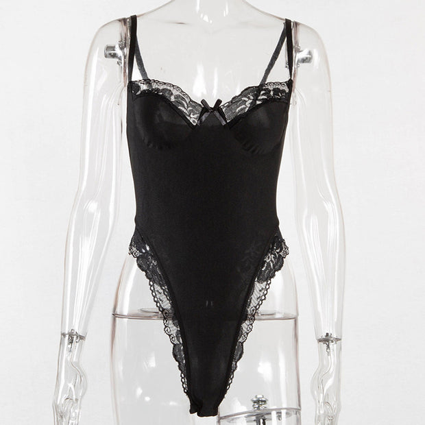 Sexy Women's Underwear Lace Top Sexy One-piece
