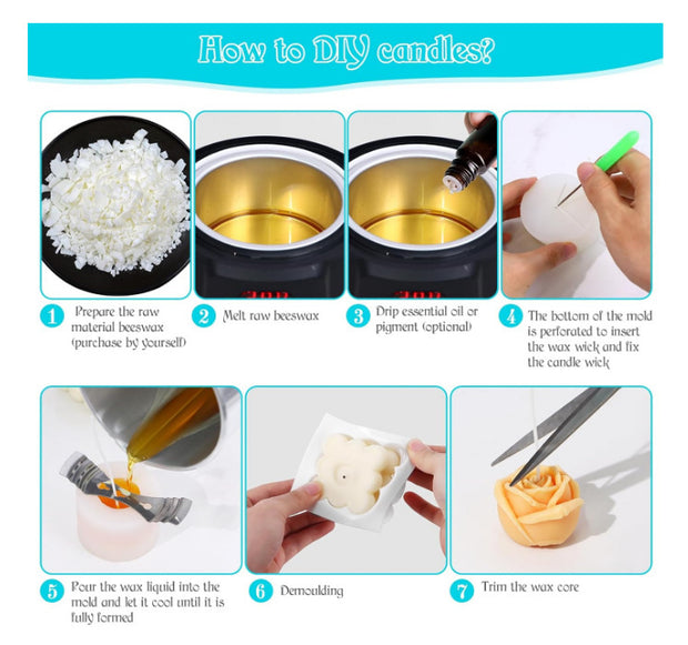 Candle Production Tool Outfit Suit Aromatherapy Wax Supplies Kit