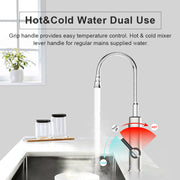 Stainless Steel Digital Display Electric Faucet
