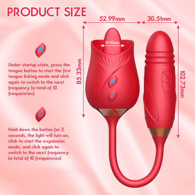 Sex Toy For Women & Couples, Vibrator Massager Clitoral Suction & G-Spot Stimulator, 10 Vibration Modes, Dual Use Design, USB Rechargeable, Discreet Wellness.