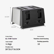 Home Breakfast Bread Maker Toaster One Machine Double Roast