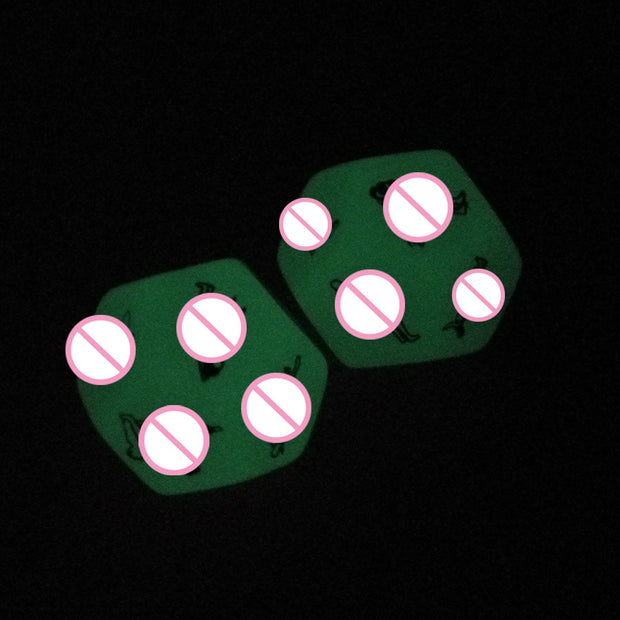 12 Face Luminous Acrylic Dice