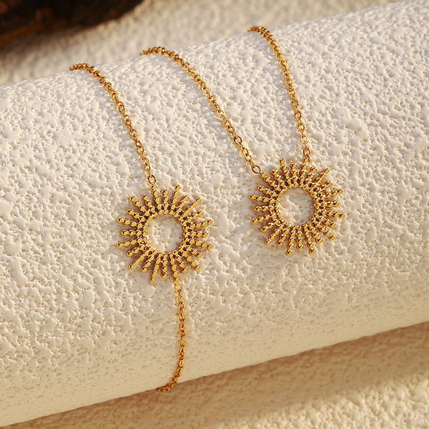 SUNFLOWER Series Niche Accessories Accessories Fashion Necklace Bracelet