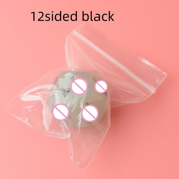 12 Face Luminous Acrylic Dice