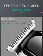 Oil Head Engraving Hair Scissors USB Charging