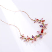 AAA Zircon Colorful Necklace Fashion Accessories Accessories