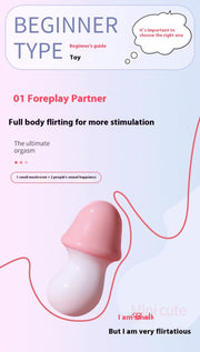 Mushroom Mute Immediately Wireless Toy