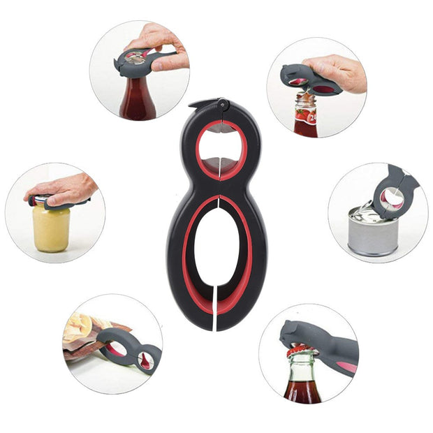 WizzyMart 💡 🍳 Multifunction 5-in-1 Bottle and Can Opener Kit for Kitchen and Home Use 🍳 💡 – cooking, home, decor, car, bottle opener kitchen, can opener multifunction, 5 in 1 bottle opener, kitchen gadgets UK, manual can opener, compact bottle opener, home kitchen opener, portable can opener, kitchen tools for home, bottle and can opener set, multifunction kitchen tool, bottle opener for parties, picnic bottle opener, camping can opener, easy to use bottle opener, lightweight kitchen opener, kitchen accesso