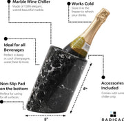 WizzyMart 🍳 🐾 Handmade Black Marble Wine Cooler for 5x8.5 inch Bottles – Stylish Kitchen Accessory 🐾 🍳 – cooking, home, marble wine cooler, wine bottle cooler UK, handmade bottle chiller, black marble wine holder, kitchen wine cooler, champagne bottle cooler, wine chiller for home, marble drink cooler, bottle cooler for kitchen, wine accessory UK, elegant wine cooler, tabletop wine chiller, marble kitchen gadget, cooler for wine bottles, handmade kitchen accessory, drink cooler UK, wine bottle chiller, home