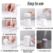 WizzyMart 💡 Compact Humidifier and Essential Oil Diffuser for Home Use 💡 – home, humidifier for home, essential oil diffuser uk, compact humidifier, air humidifier for bedroom, aromatherapy diffuser, quiet humidifier, home air humidifier, small diffuser, room humidifier uk, easy to use humidifier, humidifier for dry air, diffuser with essential oils, household humidifier, portable humidifier, humidifier and diffuser combo