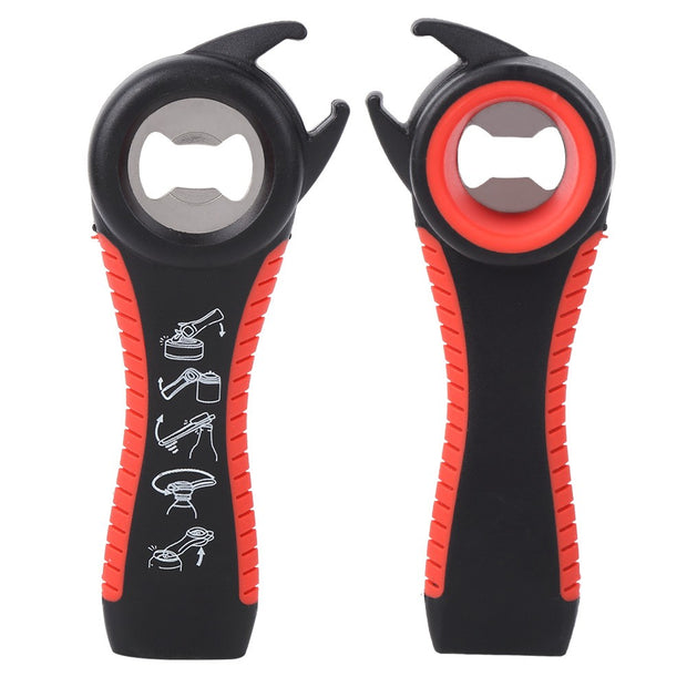 WizzyMart 💡 🍳 Multifunction 5-in-1 Bottle and Can Opener Kit for Kitchen and Home Use 🍳 💡 – cooking, home, decor, car, bottle opener kitchen, can opener multifunction, 5 in 1 bottle opener, kitchen gadgets UK, manual can opener, compact bottle opener, home kitchen opener, portable can opener, kitchen tools for home, bottle and can opener set, multifunction kitchen tool, bottle opener for parties, picnic bottle opener, camping can opener, easy to use bottle opener, lightweight kitchen opener, kitchen accesso