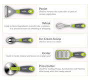 WizzyMart 💡 🍳 Home Puff Silicone Kitchen Gadget Set of 5 with Comfortable Grip Handles 🍳 💡 – silicone, cooking, home, silicone kitchen utensils set, kitchen gadget set, cooking utensils silicone, heat resistant kitchen tools, silicone cooking gadgets, kitchen tools set uk, household kitchen utensils, non-slip kitchen gadgets, easy grip kitchen utensils, durable silicone utensils, flexible cooking tools, kitchen accessories set, silicone spatula set, kitchen gadget set 5 pieces, home cooking utensils, silico