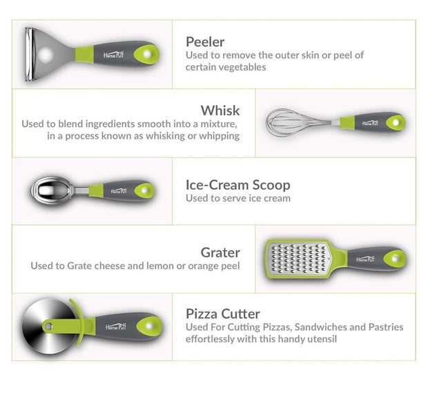 WizzyMart 💡 🍳 Home Puff Silicone Kitchen Gadget Set of 5 with Comfortable Grip Handles 🍳 💡 – silicone, cooking, home, silicone kitchen utensils set, kitchen gadget set, cooking utensils silicone, heat resistant kitchen tools, silicone cooking gadgets, kitchen tools set uk, household kitchen utensils, non-slip kitchen gadgets, easy grip kitchen utensils, durable silicone utensils, flexible cooking tools, kitchen accessories set, silicone spatula set, kitchen gadget set 5 pieces, home cooking utensils, silico