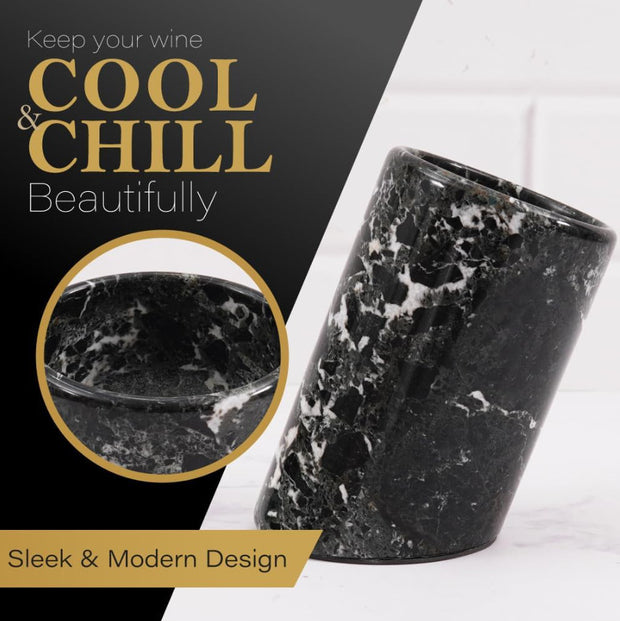 WizzyMart 🍳 🐾 Handmade Black Marble Wine Cooler for 5x8.5 inch Bottles – Stylish Kitchen Accessory 🐾 🍳 – cooking, home, marble wine cooler, wine bottle cooler UK, handmade bottle chiller, black marble wine holder, kitchen wine cooler, champagne bottle cooler, wine chiller for home, marble drink cooler, bottle cooler for kitchen, wine accessory UK, elegant wine cooler, tabletop wine chiller, marble kitchen gadget, cooler for wine bottles, handmade kitchen accessory, drink cooler UK, wine bottle chiller, home