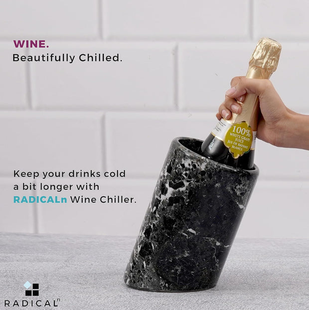 WizzyMart 🍳 🐾 Handmade Black Marble Wine Cooler for 5x8.5 inch Bottles – Stylish Kitchen Accessory 🐾 🍳 – cooking, home, marble wine cooler, wine bottle cooler UK, handmade bottle chiller, black marble wine holder, kitchen wine cooler, champagne bottle cooler, wine chiller for home, marble drink cooler, bottle cooler for kitchen, wine accessory UK, elegant wine cooler, tabletop wine chiller, marble kitchen gadget, cooler for wine bottles, handmade kitchen accessory, drink cooler UK, wine bottle chiller, home