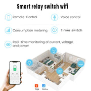 WizzyMart 💡 Smart 16A Home Switch with Timer and Power Monitoring for AC Loads 💡 – electronics, home, decor, smart home switch UK, 16 amp smart switch, smart timer switch, power monitoring switch, home automation switch, LED compatible smart switch, AC load switch UK, remote smart switch, smart light switch UK, energy monitoring switch, SY1 smart switch, smart switch with timer, home smart device UK, electronic home switch, smart switch for lights