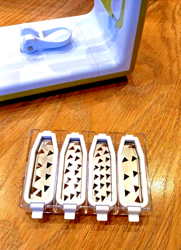 WizzyMart 💡 🍳 Large Home Spiralizer with 4 Stainless Steel Blades for Easy Food Preparation 🍳 💡 – stainless steel, plastic, cooking, home, large spiralizer for home, vegetable spiralizer uk, kitchen spiral cutter, food prep spiralizer, spiral vegetable slicer, stainless steel spiralizer blades, easy to clean spiralizer, dishwasher safe spiralizer, plastic handle spiralizer, spiralizer for healthy cooking, spiralizer with multiple blades, spiralizer for courgettes, spiralizer for carrots, vegetable noodle ma