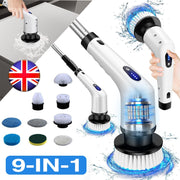 WizzyMart 💡 🍳 Electric Deep Cleaning Brush with 2 Speeds and Replacement Heads for Home and Car 🍳 💡 – rubber, cooking, beauty, home, car, electric cleaning brush, deep cleaning brush cordless, multi speed scrubber, replacement brush heads, kitchen cleaning brush, bathroom scrubber electric, car interior cleaning brush, cordless spin scrubber, tile cleaning brush, scrubbing brush for home, cleaning gadget with replaceable heads, retractable handle cleaning brush, flat brush for ovens, cone brush for tight sp