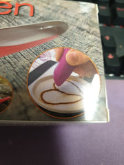 WizzyMart 🍳 🐾 Art Spice Pen for Precise Coffee Cake Decoration in Home Kitchens and Cafes 🐾 🍳 – plastic, cooking, pet, home, decor, coffee cake decorating tool, spice pen for baking, cake decoration pen, kitchen spice applicator, home baking tools UK, cafe baking accessories, cake decorating gadget, precise spice pen, baking decoration tool, plastic spice pen, cake decoration tool UK, home kitchen baking gadget, coffee cake decoration pen, easy cake decorating tool, kitchen spice pen