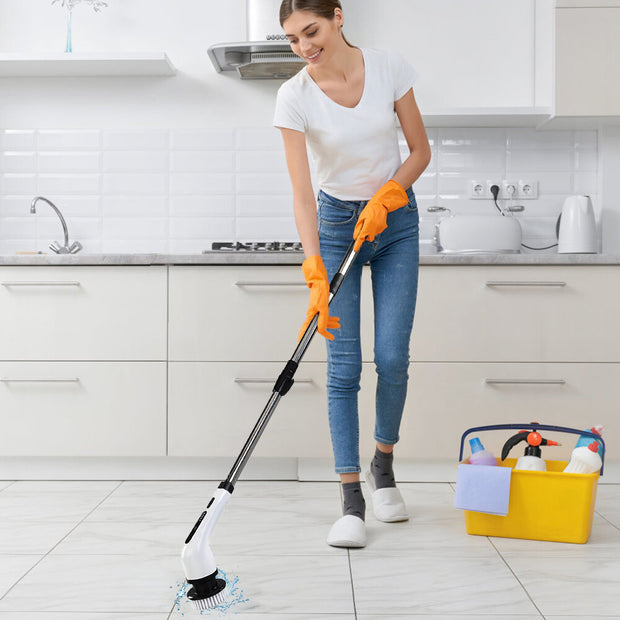 WizzyMart 💡 🍳 Electric Deep Cleaning Brush with 2 Speeds and Replacement Heads for Home and Car 🍳 💡 – rubber, cooking, beauty, home, car, electric cleaning brush, deep cleaning brush cordless, multi speed scrubber, replacement brush heads, kitchen cleaning brush, bathroom scrubber electric, car interior cleaning brush, cordless spin scrubber, tile cleaning brush, scrubbing brush for home, cleaning gadget with replaceable heads, retractable handle cleaning brush, flat brush for ovens, cone brush for tight sp