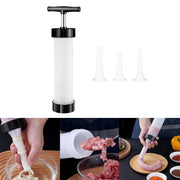 WizzyMart 💡 🍳 Compact Sausage Maker with 3 Stuffer Funnels for Kitchen and Home Use 🍳 💡 – cooking, home, sausage maker for home, sausage stuffer machine, compact sausage stuffer, kitchen sausage maker, easy to clean sausage maker, food stuffing tool, sausage making equipment, home cooking gadget, kitchen food stuffer, sausage maker with funnels, small sausage stuffer, kitchen gadget for cooking, food preparation tools, sausage maker compact, stuffer funnels for sausages, home sausage maker, commercial sausa